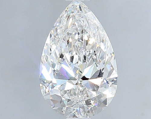 1.0 carat F-SI1 Natūralus Pear Deimantas (1)