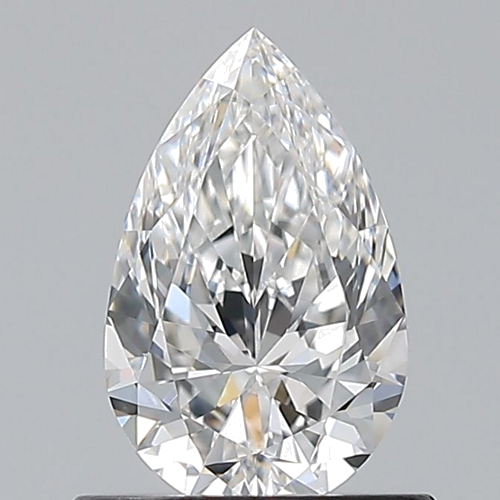 0.7 carat E-VVS2 Natūralus Pear Deimantas (1)