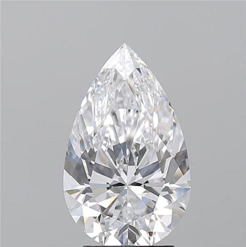 3.25 carat D-FL Natūralus Pear Deimantas (1)