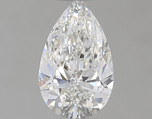 0.32 carat G-VVS2 Natūralus Pear Deimantas (1)