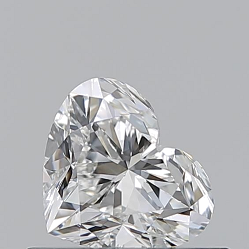 0.53 carat F-VS2 Natūralus Heart Deimantas (1)