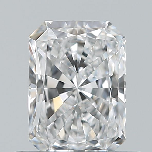0.65 carat D-VVS2 Natūralus Radiant Deimantas (1)