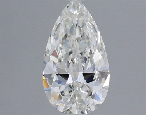 0.5 carat H-VS1 Natūralus Pear Deimantas (1)