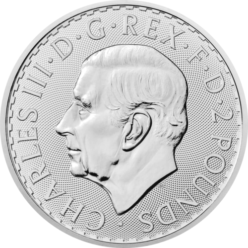1 oz Britānija 2024 Čārlzs III sudraba monēta (2)