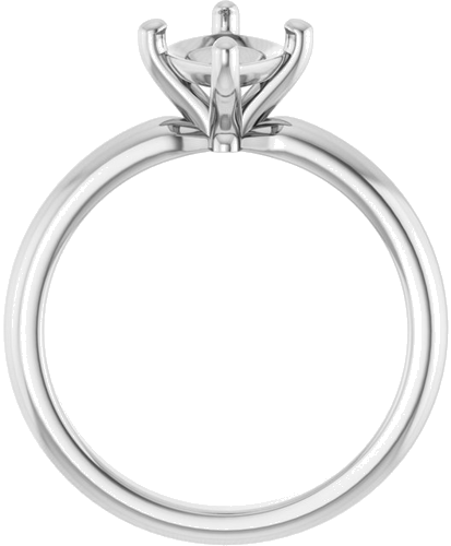 Sužadėtuvių Žiedas 14k white gold Marquise 12mm x 6mm (2)