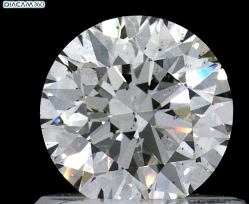0.73 carat H-SI1 Excellent cut Natūralus Round Deimantas (1)