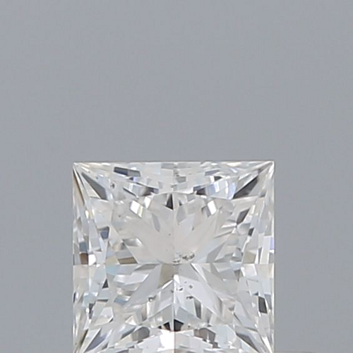 0.34 carat E-SI2 Natūralus Princess Deimantas (1)