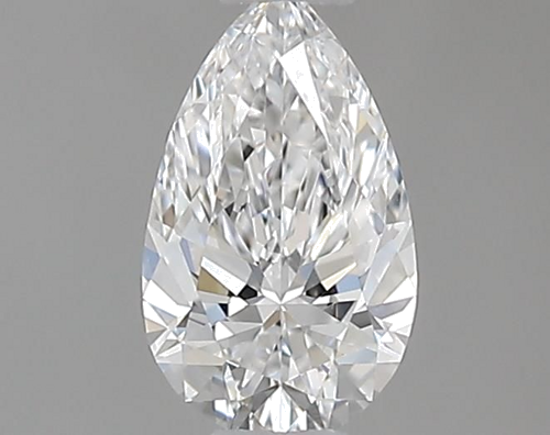 0.3 carat D-VS2 Natūralus Pear Deimantas (1)
