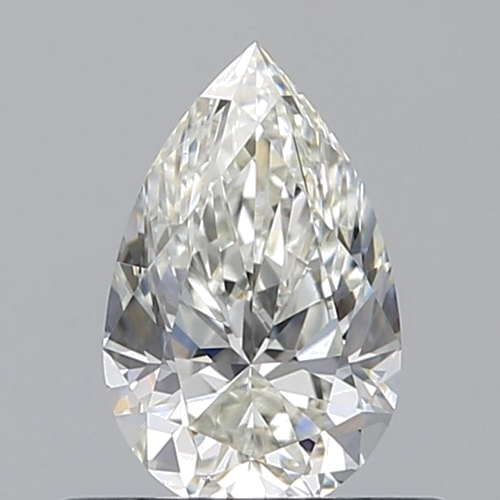 0.5 carat I-VVS2 Natūralus Pear Deimantas (1)