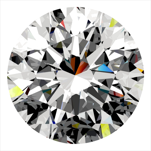 0.33 carat F-SI2 Excellent cut Natūralus Round Deimantas (1)