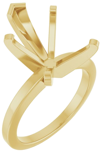 Sužadėtuvių Žiedas 14k yellow gold Pear 16mm x 12mm (1)