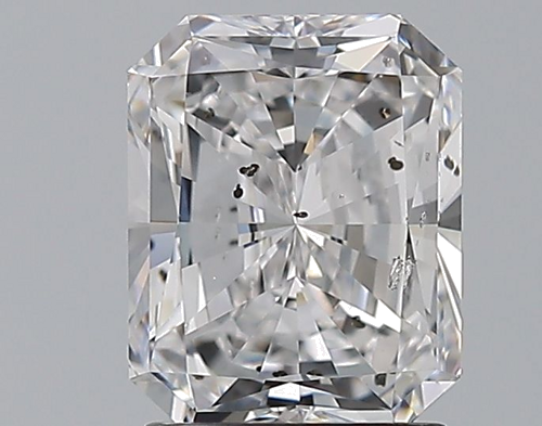 2.01 carat D-SI2 Natūralus Radiant Deimantas (1)