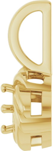 Pakabukas „Knot“ 10k yellow gold Round 4mm (3)