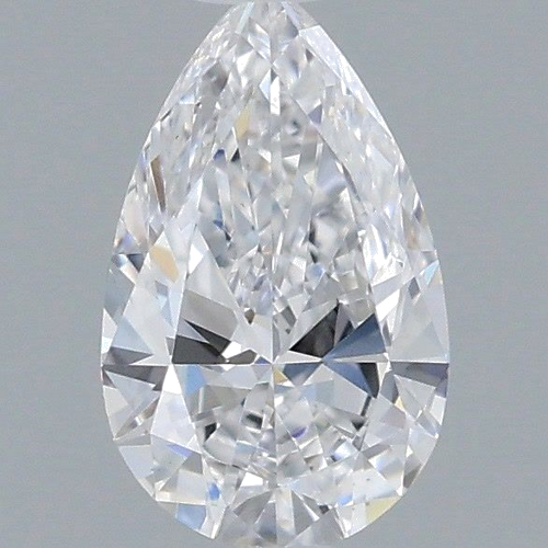 0.5 carat D-VS2 Natūralus Pear Deimantas (1)