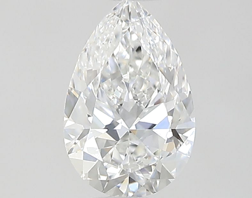 0.5 carat E-VS1 Natūralus Pear Deimantas (1)