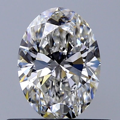 0.5 carat G-VVS2 Natūralus Oval Deimantas (1)