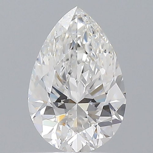 0.5 carat E-VS2 Natūralus Pear Deimantas (1)
