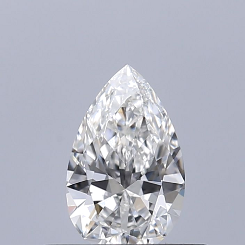 0.33 carat F-VVS1 Natūralus Pear Deimantas (1)