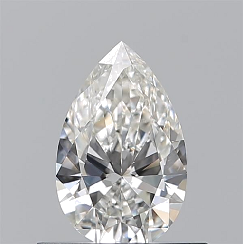 0.5 carat I-VS2 Natūralus Pear Deimantas (1)