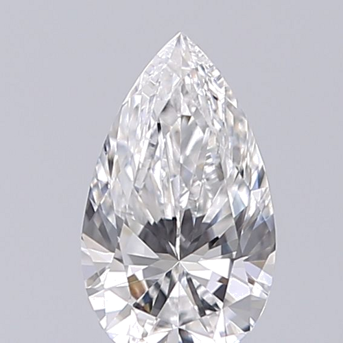 0.5 carat E-VVS2 Natūralus Pear Deimantas (1)