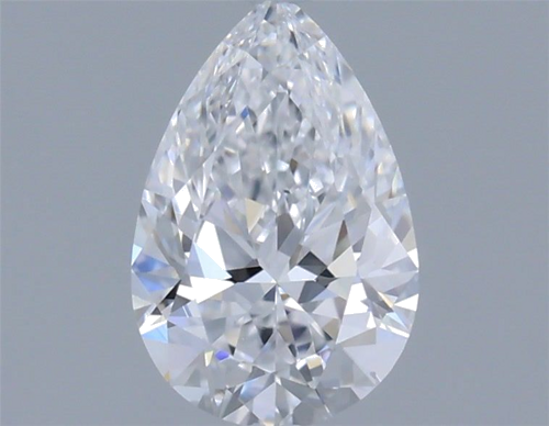0.4 carat D-VVS2 Natūralus Pear Deimantas (1)