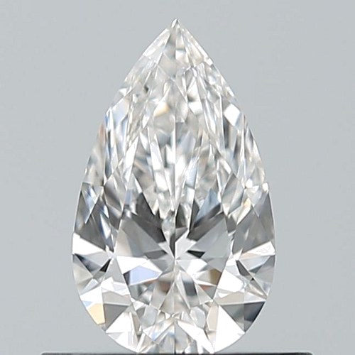 0.5 carat F-VS1 Natūralus Pear Deimantas (1)