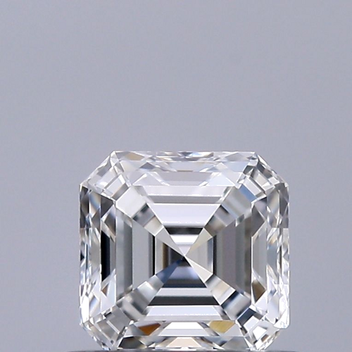 0.51 carat E-VVS2 Natūralus Asscher Deimantas (1)