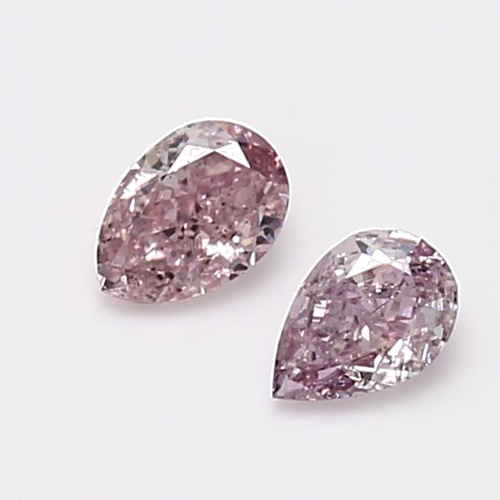 0.27 carat Fancy Intense Purplish Pink-SI2 Natūralus Pear Deimantas (1)