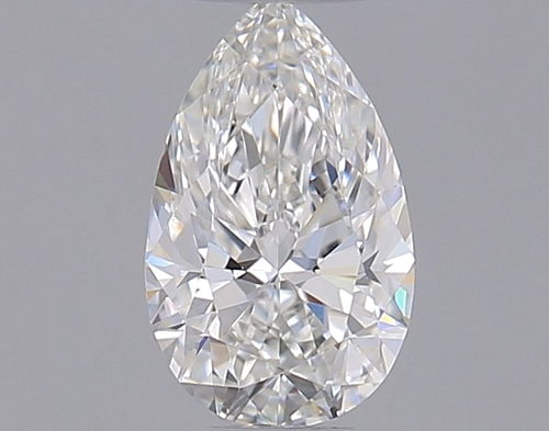0.33 carat G-VVS2 Natūralus Pear Deimantas (1)