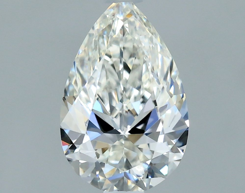 0.55 carat H-IF Natūralus Pear Deimantas (1)