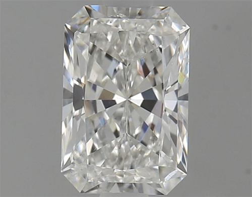 1.02 carat F-SI2 Natūralus Radiant Deimantas (1)
