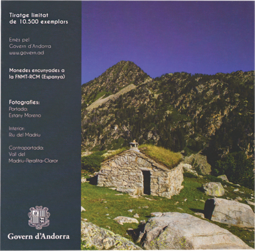 2022 Andora BU Euro monetų rinkinys (5)