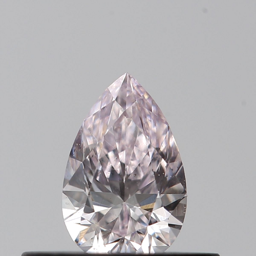 0.3 carat Very Light Pink-SI1 Natūralus Pear Deimantas (1)