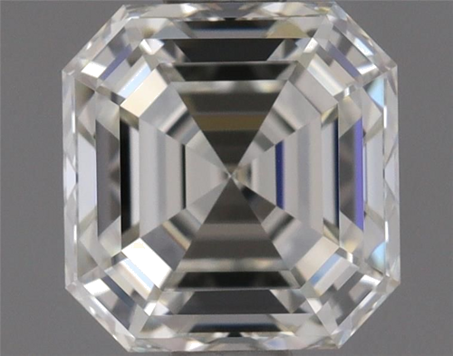 0.91 carat I-VVS2 Natūralus Asscher Deimantas (1)