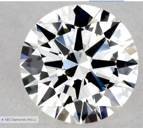 0.3 carat I-VS1 Excellent cut Natūralus Round Deimantas (1)