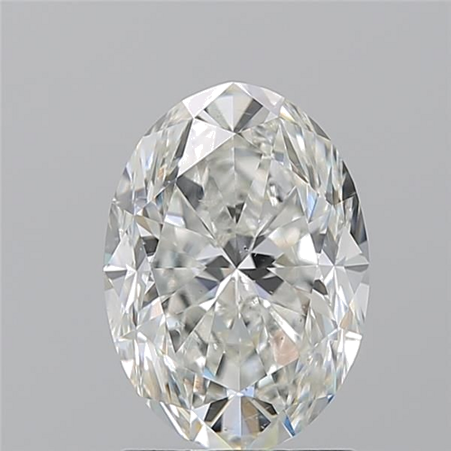 2.01 carat H-SI1 Natūralus Oval Deimantas (1)