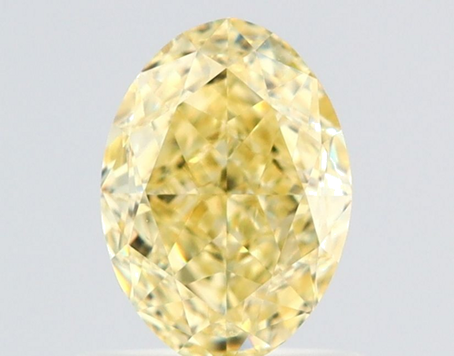 1.02 carat Fancy Yellow-VVS1 Natūralus Oval Deimantas (1)