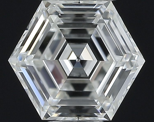 0.61 carat G-VS2 Natūralus Hexagonal Deimantas (1)