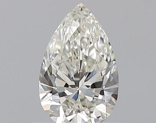 0.5 carat H-VS2 Natūralus Pear Deimantas (1)