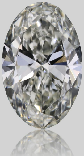 0.5 carat K-VS2 Natūralus Oval Deimantas (1)
