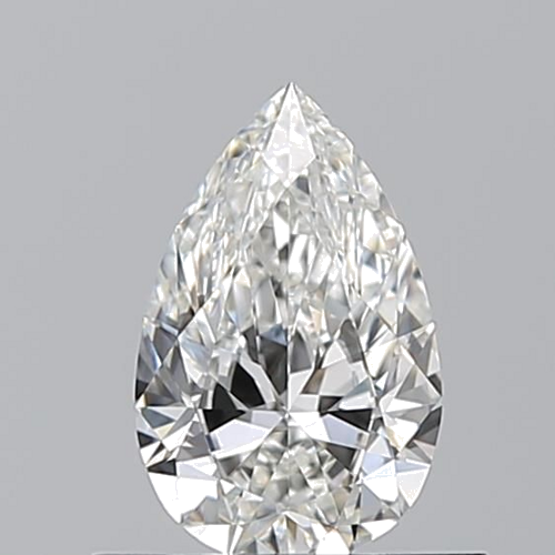 0.55 carat G-VVS2 Natūralus Pear Deimantas (1)
