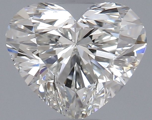 0.52 carat H-SI1 Natūralus Heart Deimantas (1)