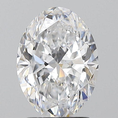 2.01 carat D-SI1 Natūralus Oval Deimantas (1)