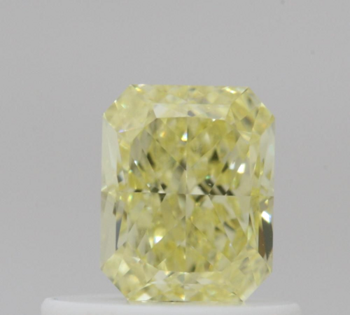 0.54 carat Fancy Intense Yellow-VS1 Natūralus Radiant Deimantas (1)