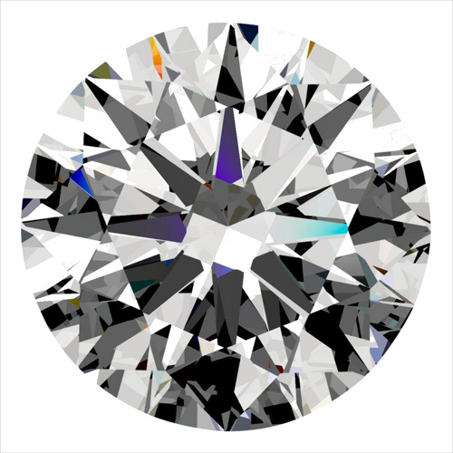 0.3 carat F-VS2 Excellent cut Natūralus Round Deimantas (1)