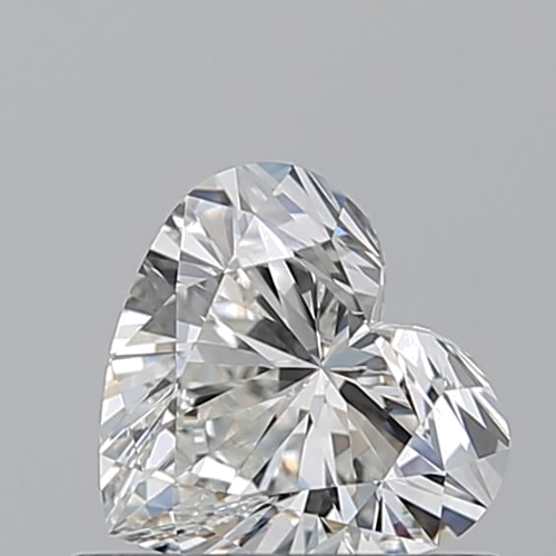 0.55 carat H-VVS2 Natūralus Heart Deimantas (1)