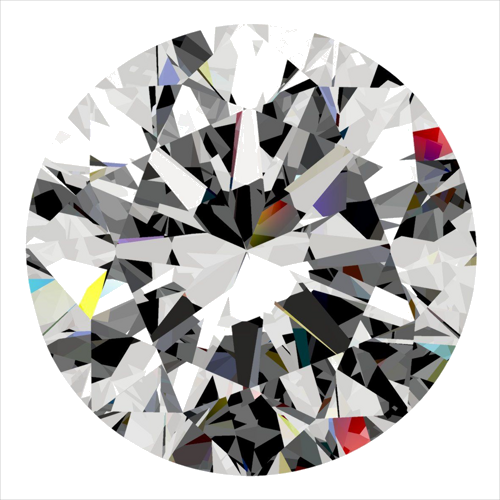 0.4 carat E-VS1 Very Good cut Natūralus Round Deimantas (1)