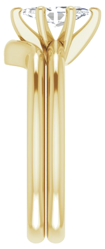 Sužadėtuvių Žiedas „Solitaire“ 585 Geltonojo Aukso Marquise 8mm x 4mm (9)