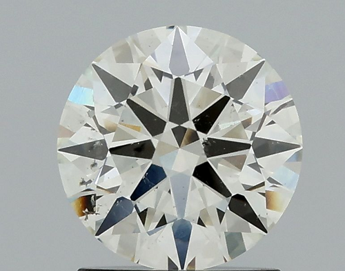 1.34 carat K-SI1 Excellent cut Natūralus Round Deimantas (1)
