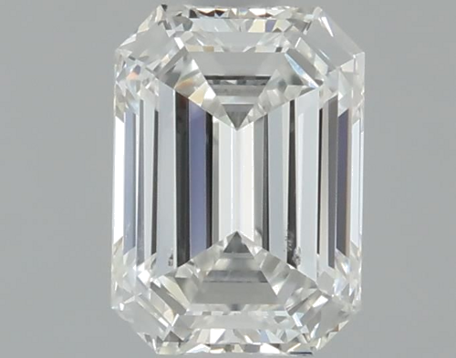 0.42 carat F-SI1 Natūralus Emerald Deimantas (1)